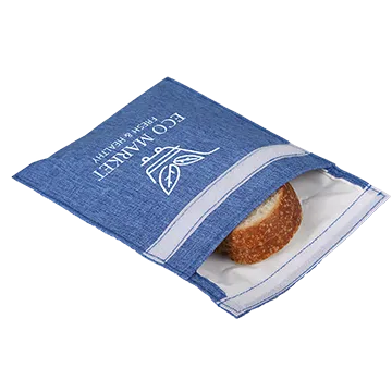 RPET Sandwich Bag with PEVA Lining - 6.5 x 7.25 in - product view 6