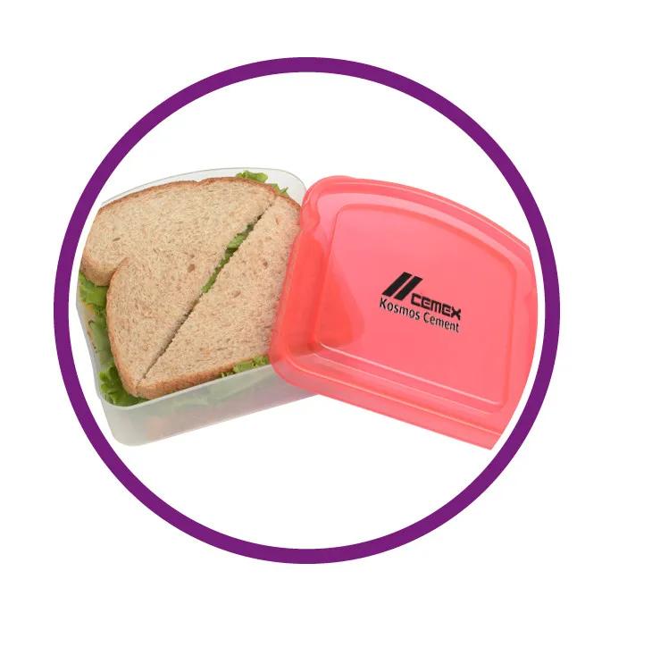 Deep Sandwich Container with Snap Lid - 5 x 5 in