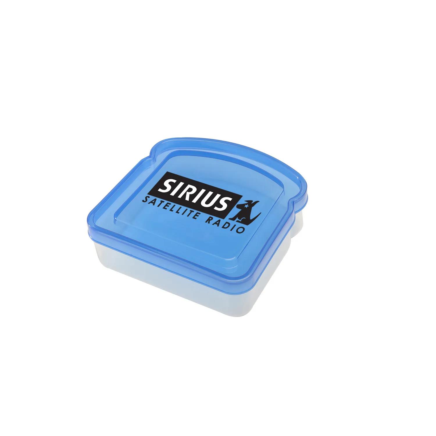 Deep Sandwich Container with Snap Lid - 5 x 5 in - product view 2