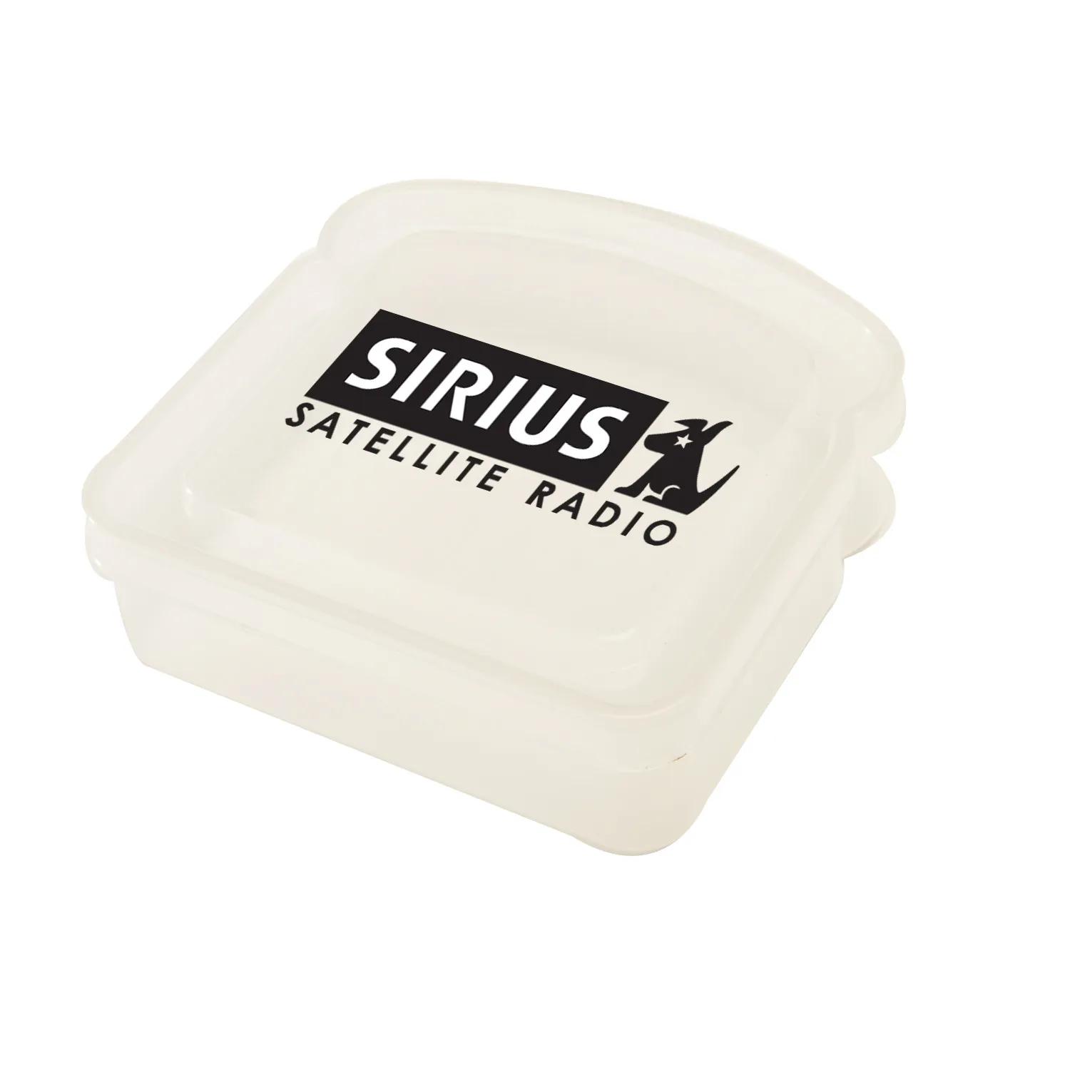 Deep Sandwich Container with Snap Lid - 5 x 5 in - product view 3
