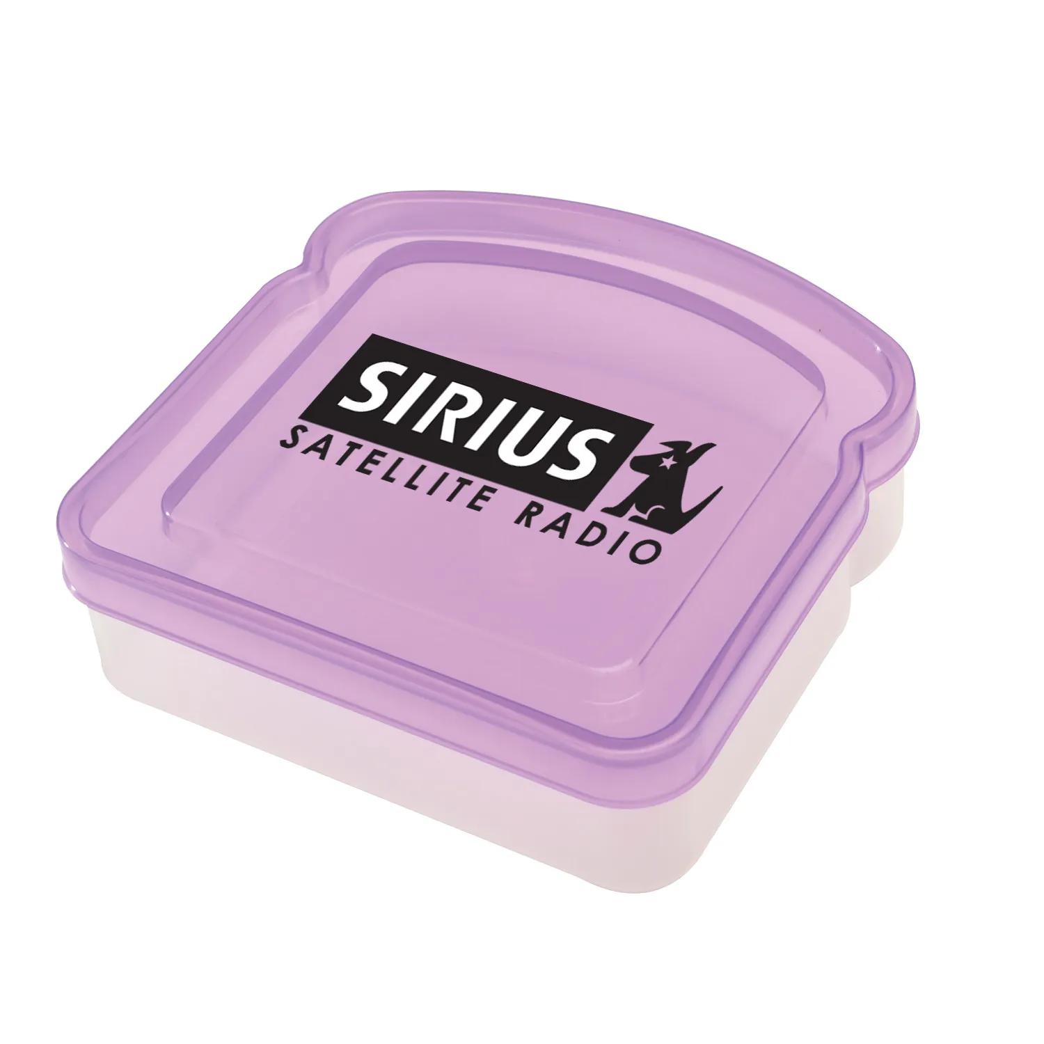 Deep Sandwich Container with Snap Lid - 5 x 5 in - product view 5