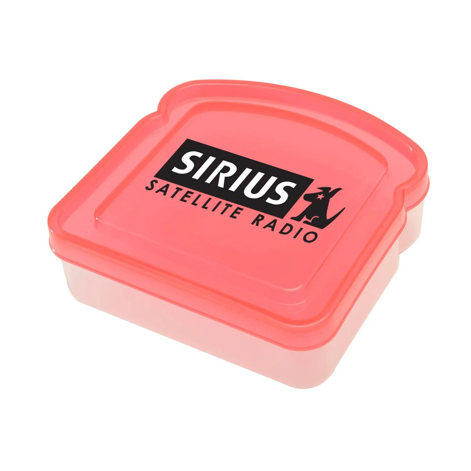 Deep Sandwich Container with Snap Lid - 5 x 5 in - product view 6