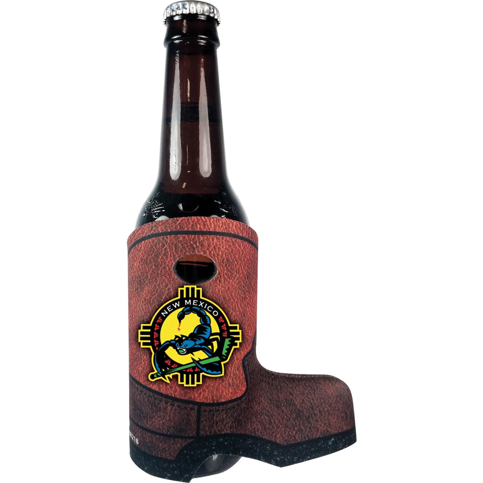 Full Color Boot Bottle Sleeve Scuba Foam - 5.5 in