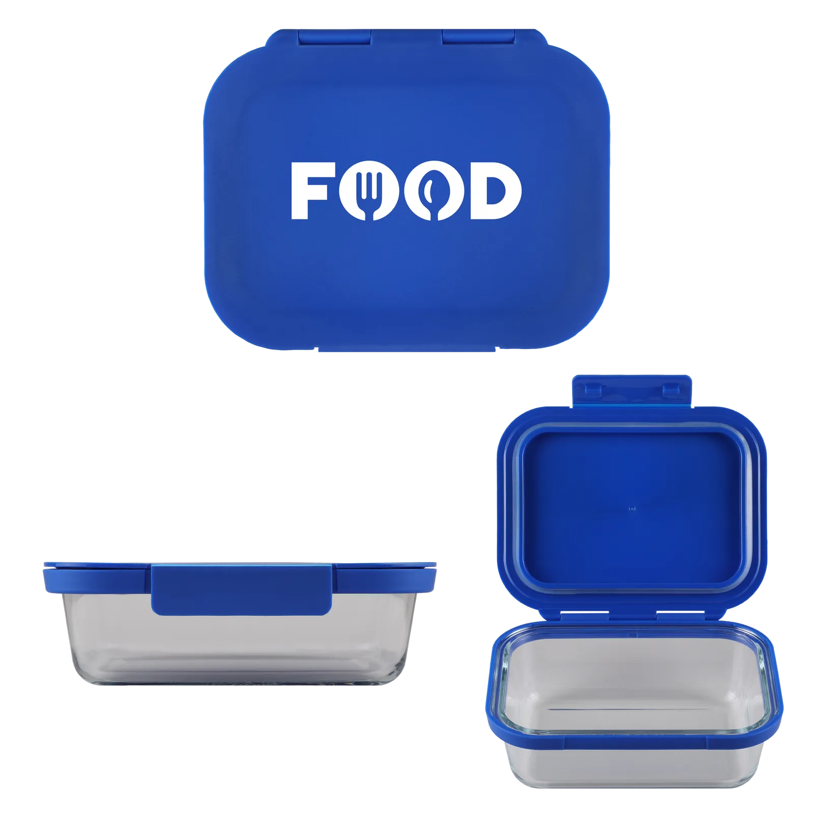 Glass Bento Box with Snap Lid - 8 x 6.5 in - product view 9