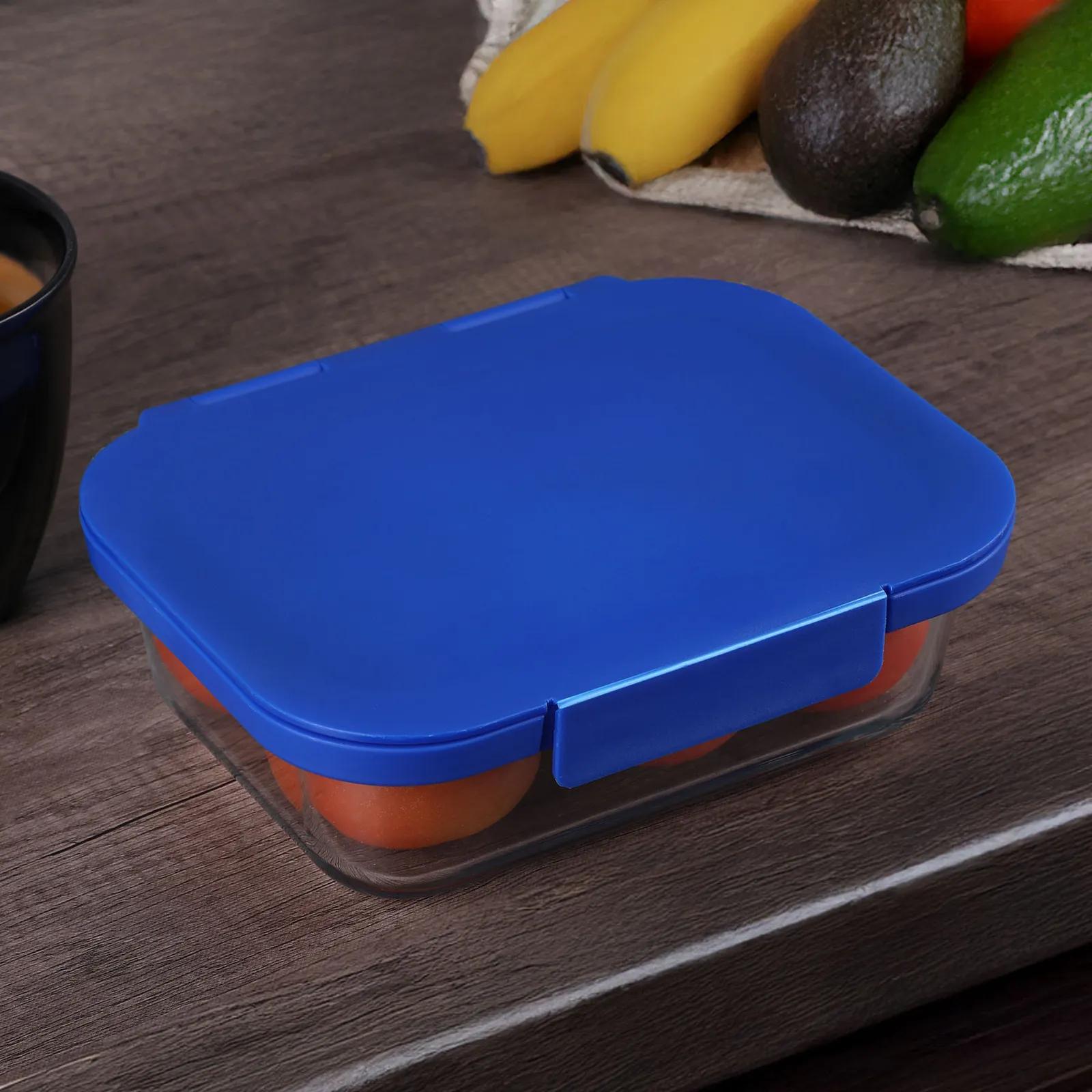 Glass Bento Box with Snap Lid - 8 x 6.5 in - blank view 13