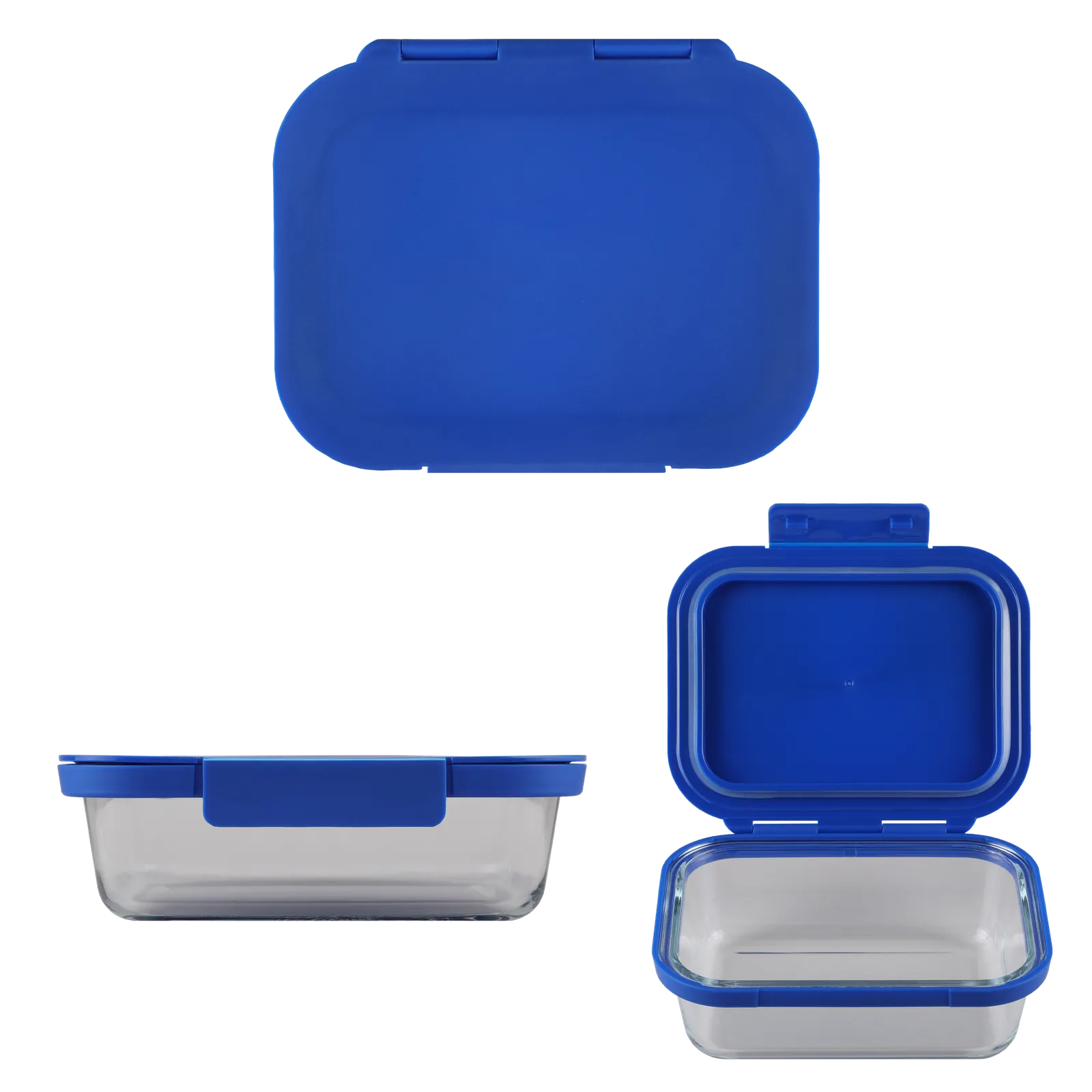 Glass Bento Box with Snap Lid - 8 x 6.5 in - blank view 15