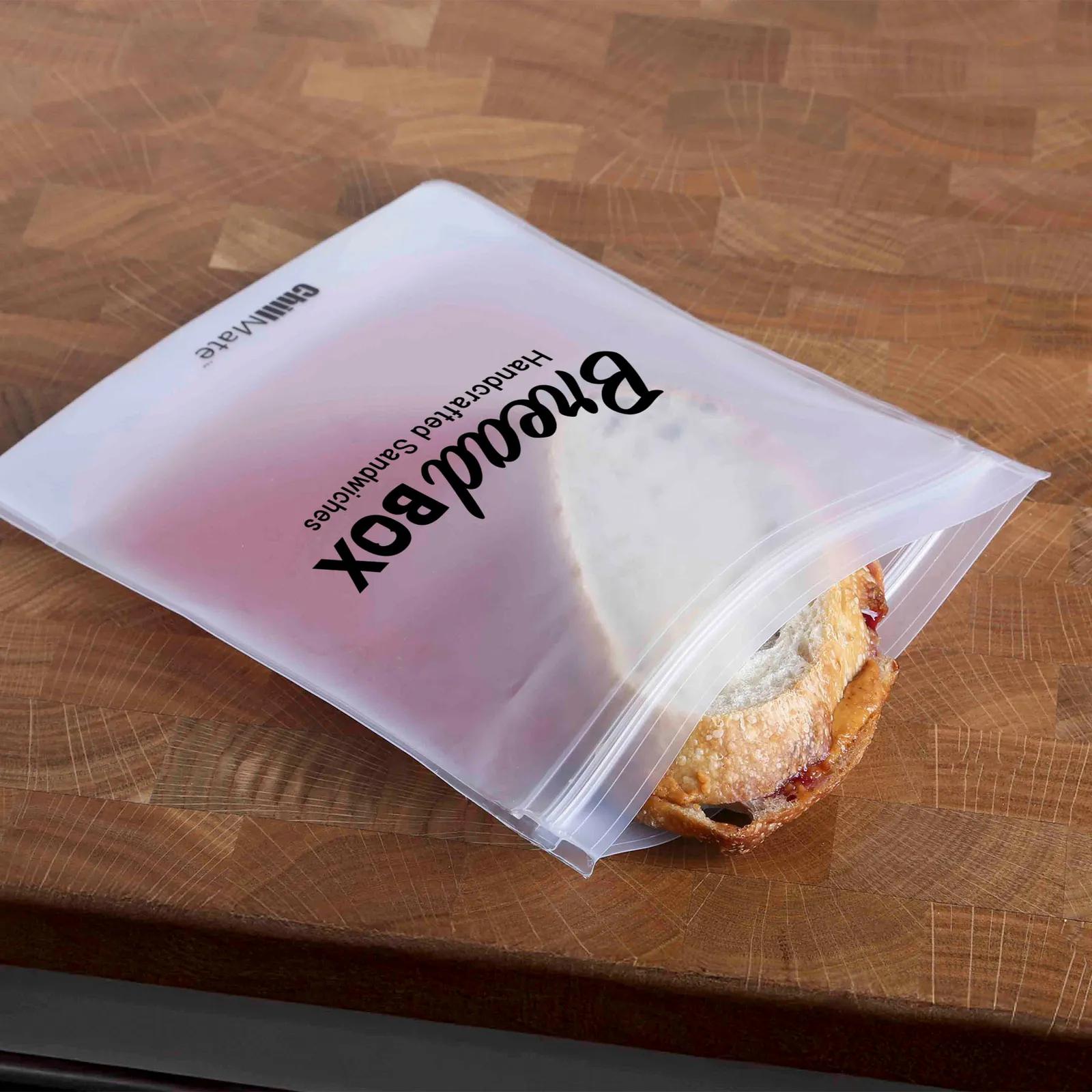 Insulated Sandwich Bag with Gel Cooling - 7 x 8 in - product view 2