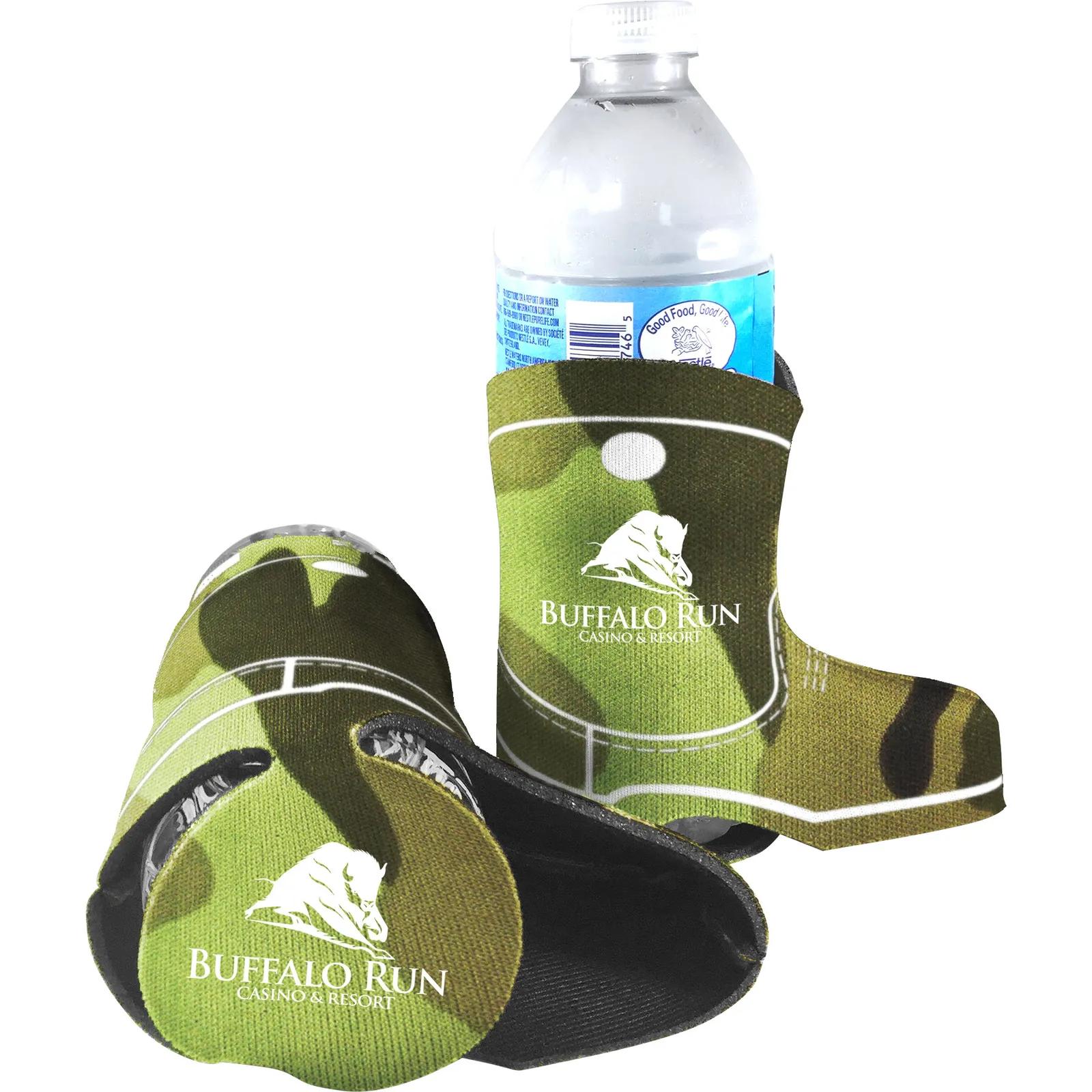 Boot Shaped Bottle Cooler Scuba Foam - 5.6 in - product view 11