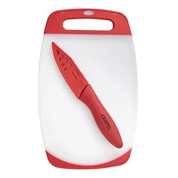 Cutting Board and Paring Knife Set - 6.25 x 10 in