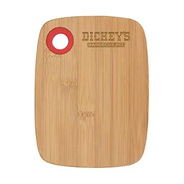 Bamboo Cutting Board Small with Silicone Ring - 6 x 8 in
