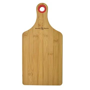Bamboo Cheese Board with Silicone Ring - 6.9 x 14 in - product view 3