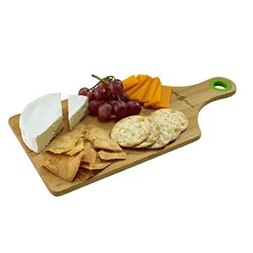 Bamboo Cheese Board with Silicone Ring - 6.9 x 14 in - product view 4