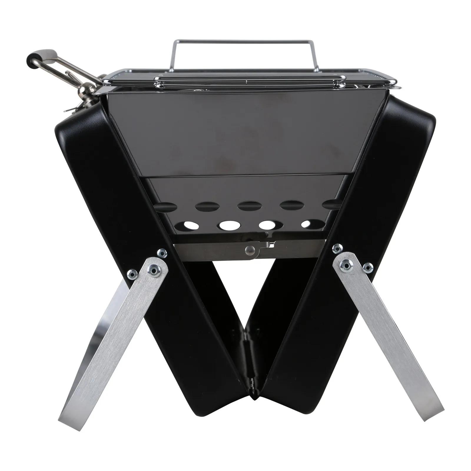 Portable Charcoal Grill Foldable Suitcase Design - 11.75 in - product view 11