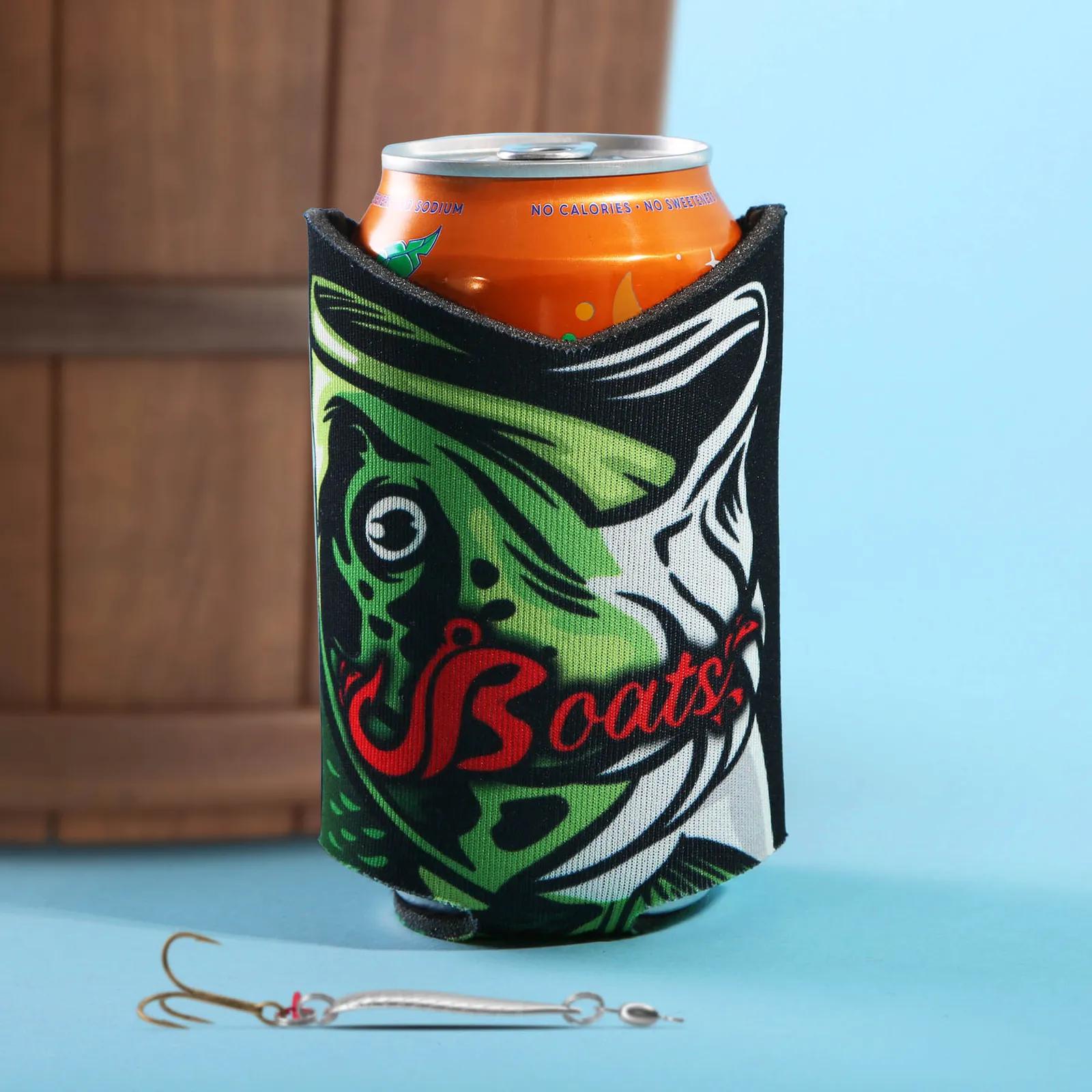 Custom Koozies Bass Shaped Scuba Foam - 4.25 in - product view 2