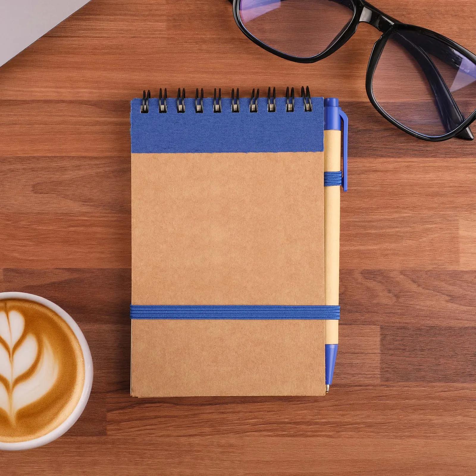 Eco Jotter Notebook with Pen Kraft Paper - 3 x 5 in - blank view 13