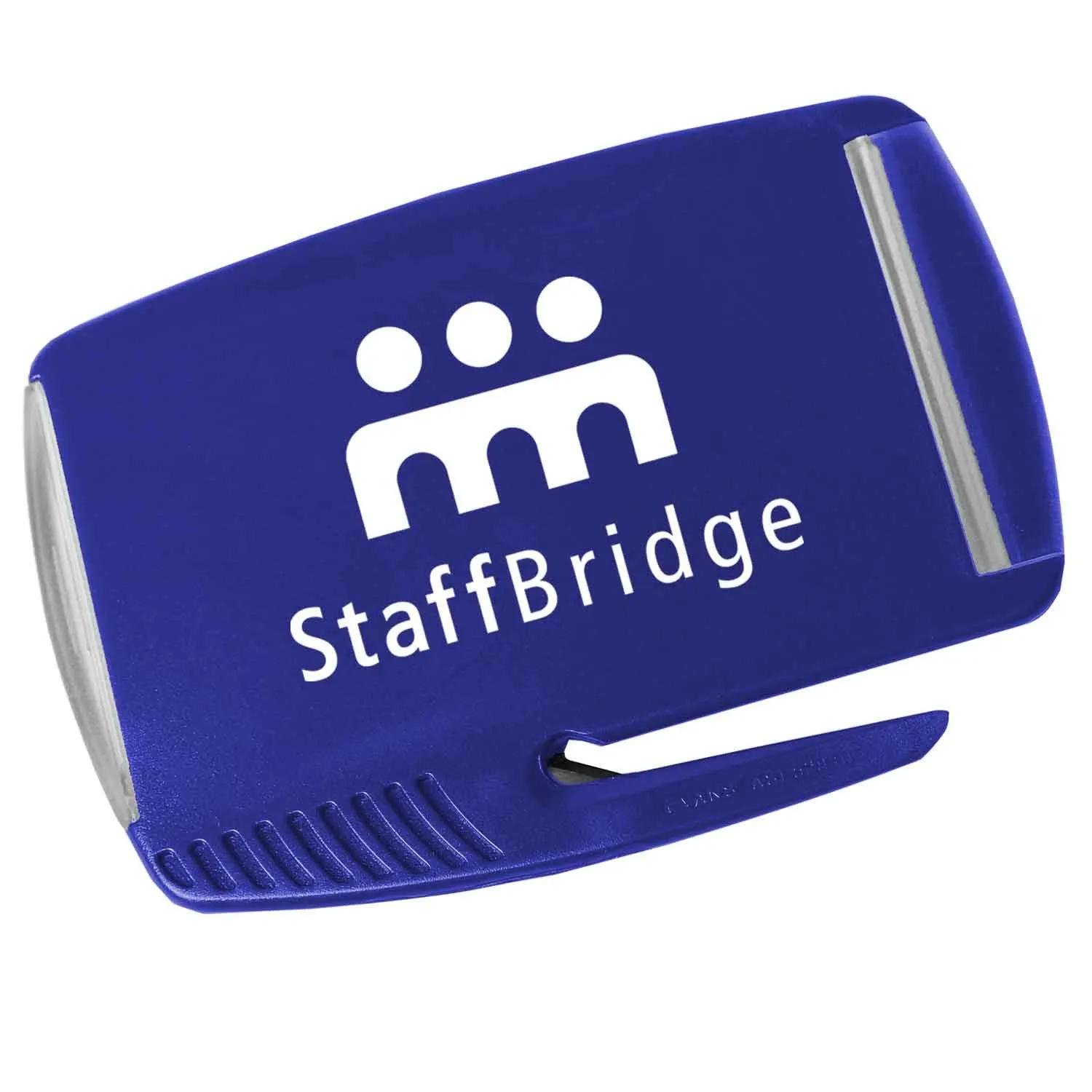 Business Card Holder with Letter Opener Steel Blade - product view 6