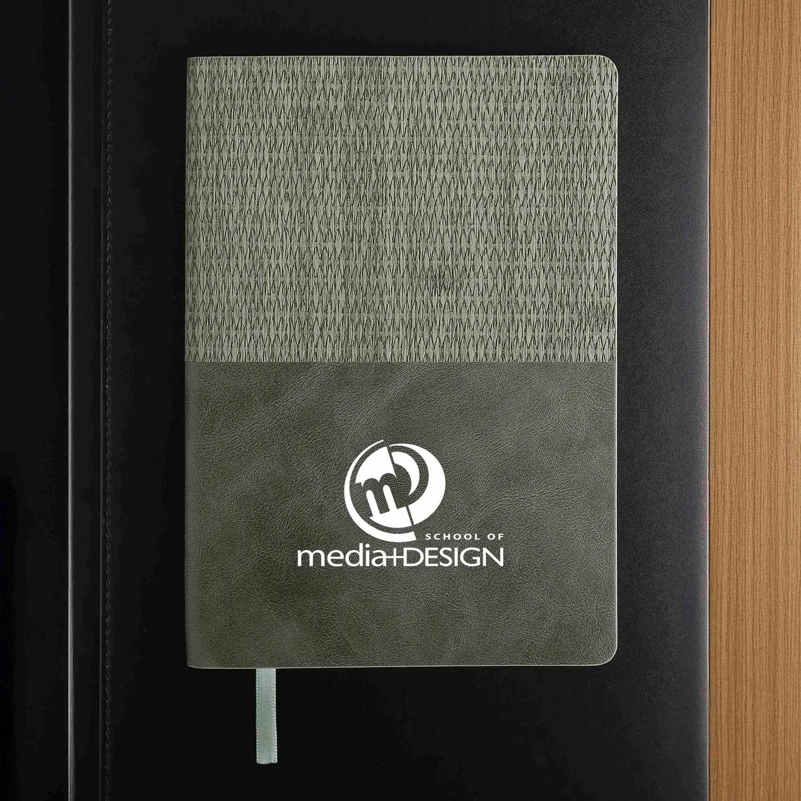 Soft PU Journal Interlink Pattern FSC Paper - 5.75 x 8.25 in