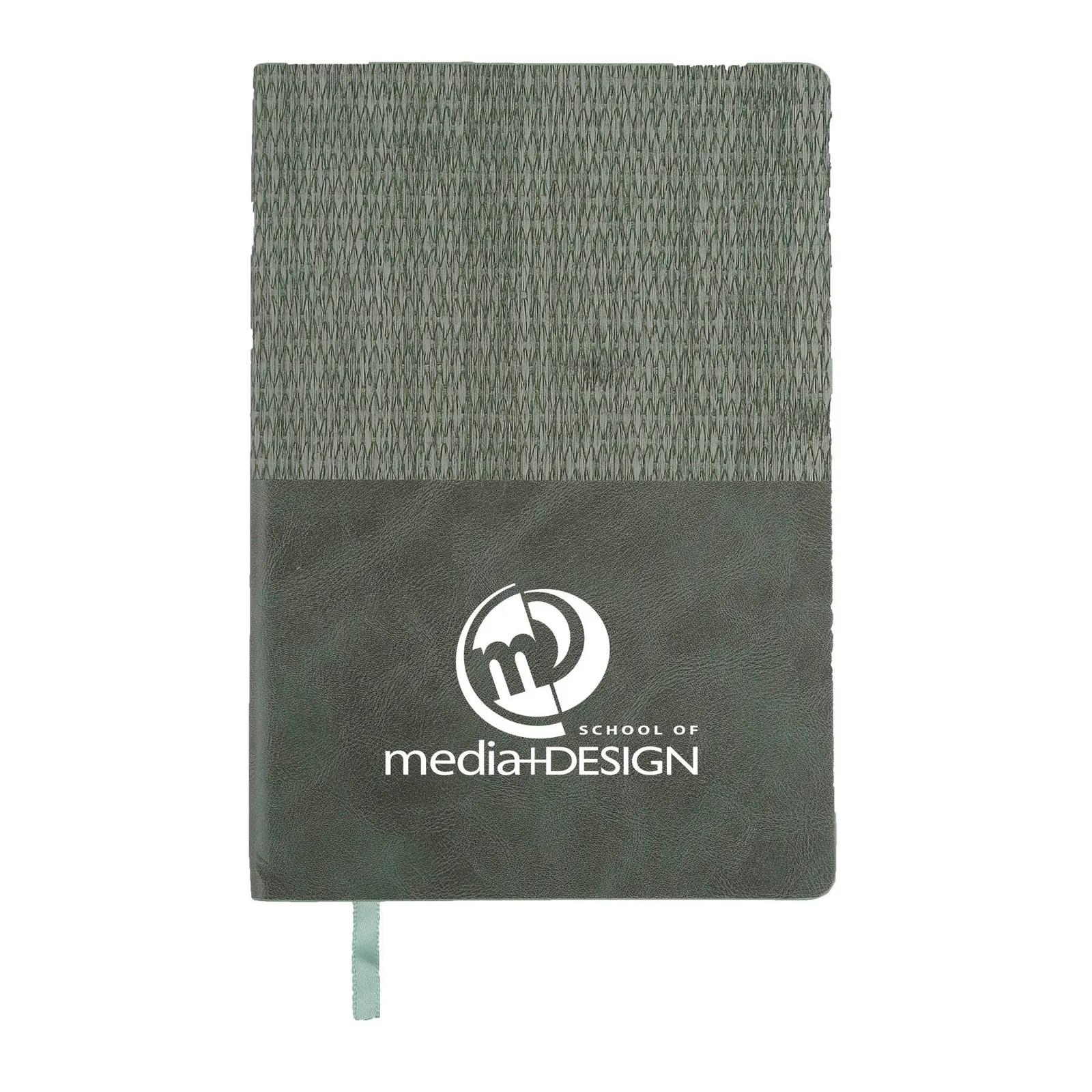 Soft PU Journal Interlink Pattern FSC Paper - 5.75 x 8.25 in - product view 9