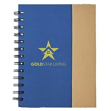 Magnetic Notebook with Sticky Notes Kraft Paper - 5.5 x 7 in - product view 3