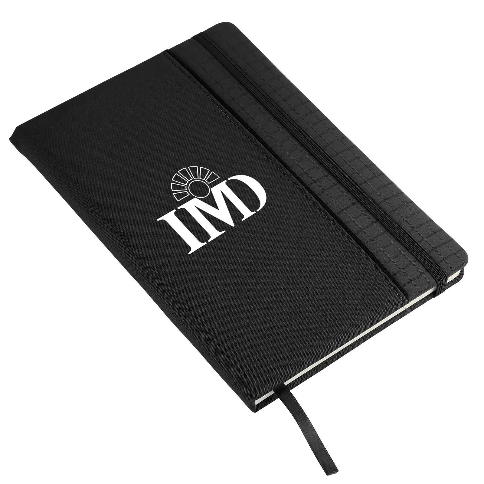 RPET Journal Block Pattern FSC Paper - 5.625 x 8.25 in - product view 2