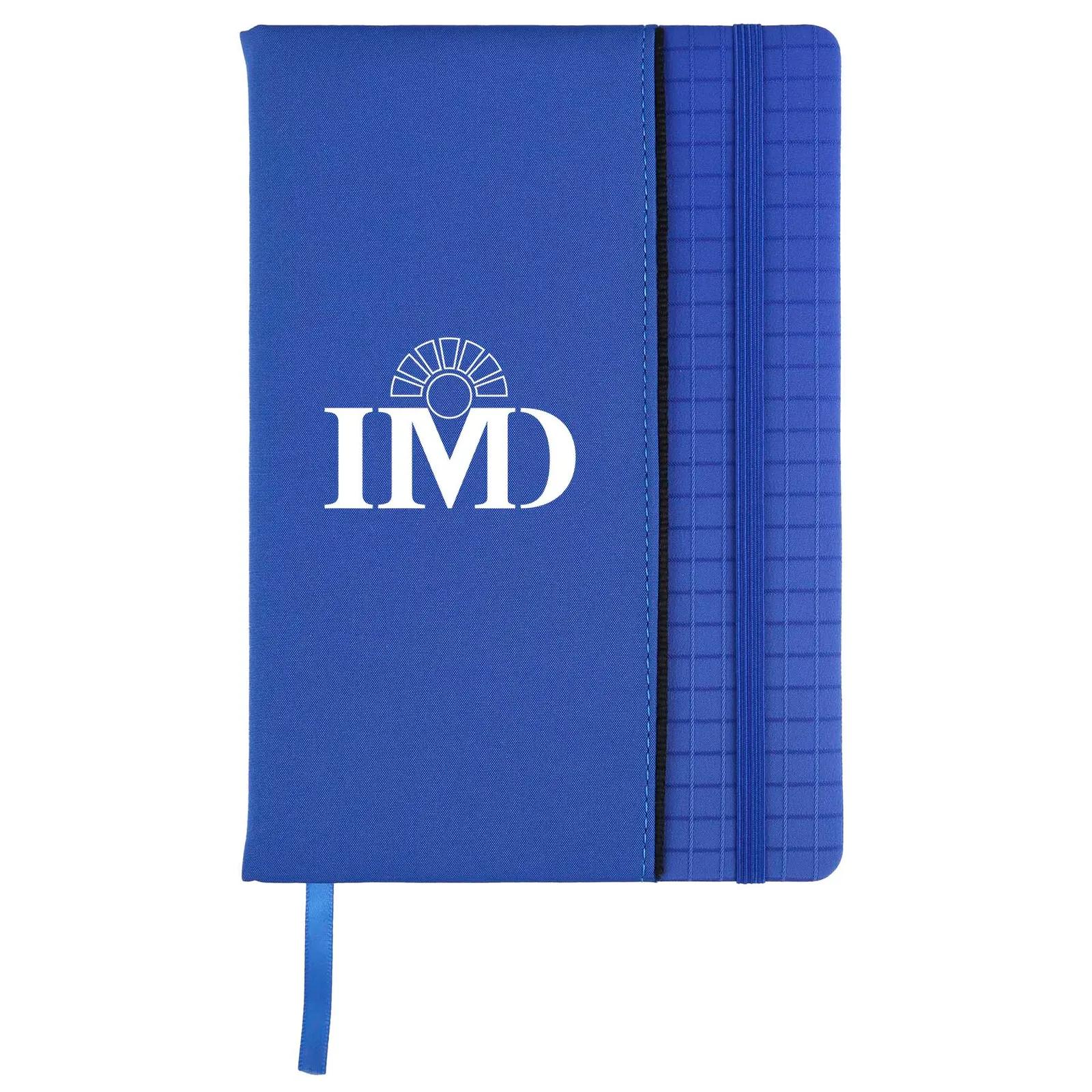 RPET Journal Block Pattern FSC Paper - 5.625 x 8.25 in - product view 5