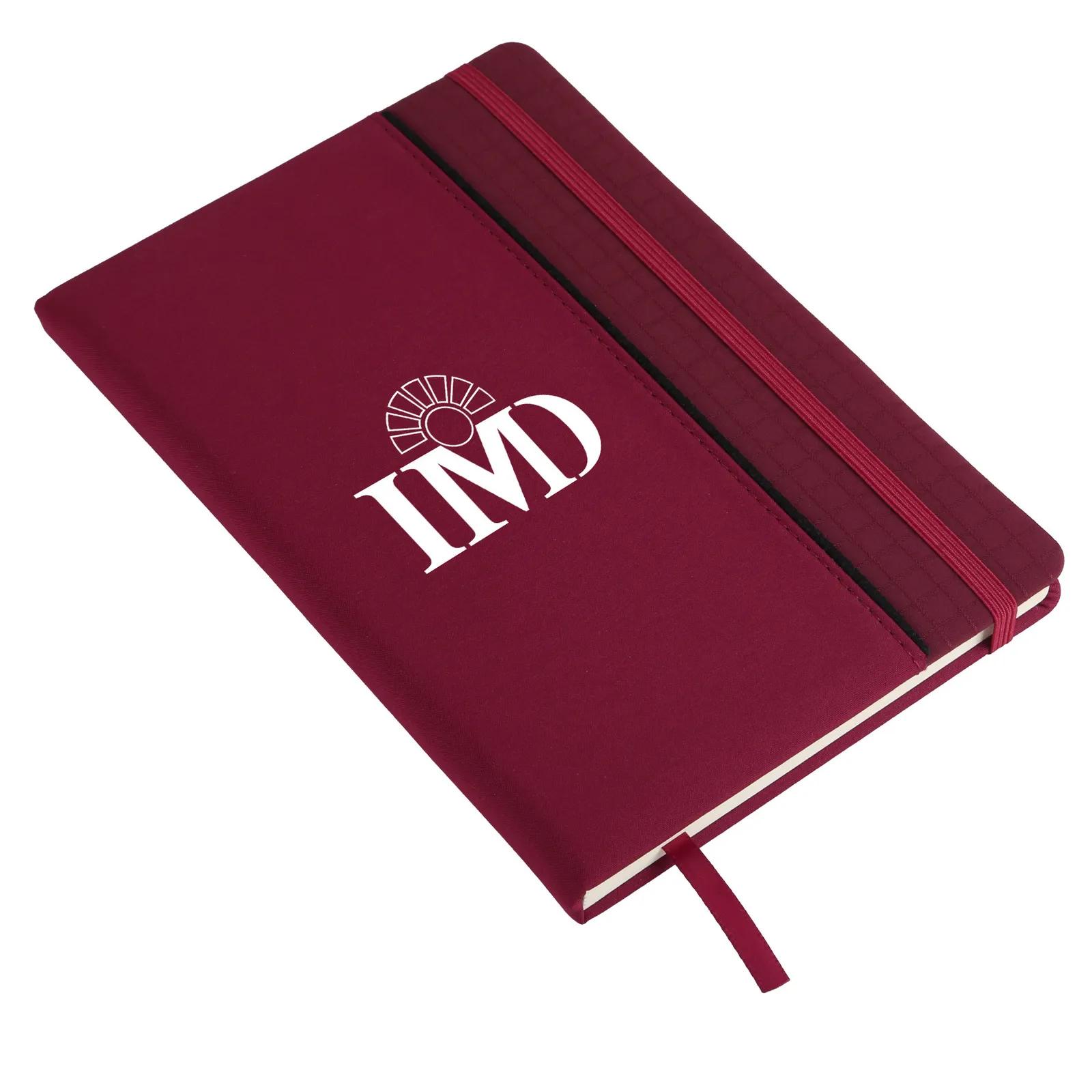 RPET Journal Block Pattern FSC Paper - 5.625 x 8.25 in - product view 10