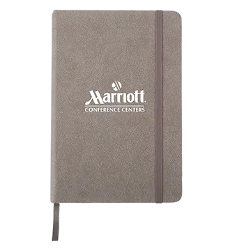 Suede Fabric Notebook Hardbound FSC Paper - 6.625 x 8.25 in - product view 4