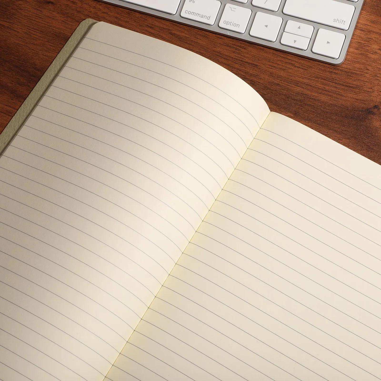 Soft PU Journal Wraparound Cover Easy Tear - 5.5 x 8.25 in - product view 2