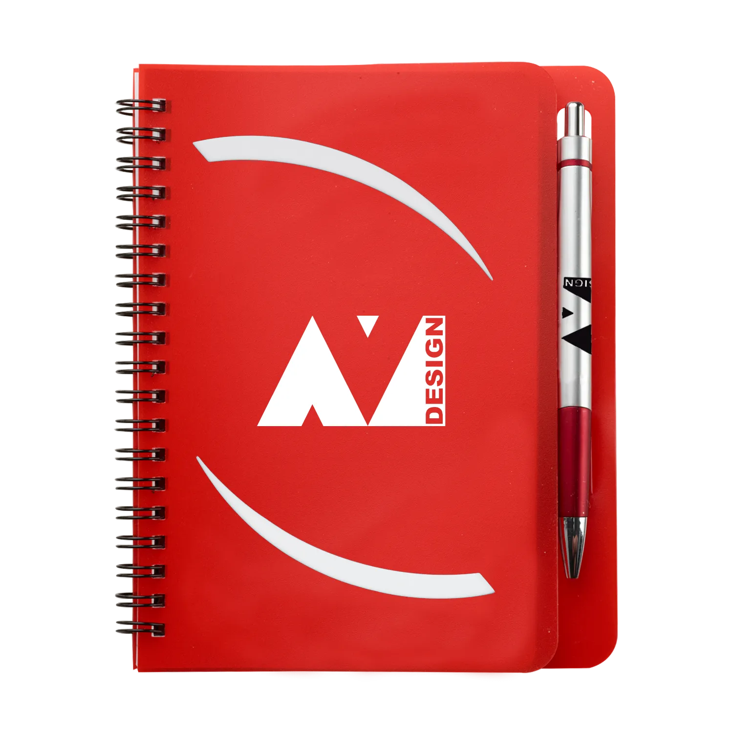 Huntington Notebook with Pen Polypropylene - 5.625 x 7 in - product view 2