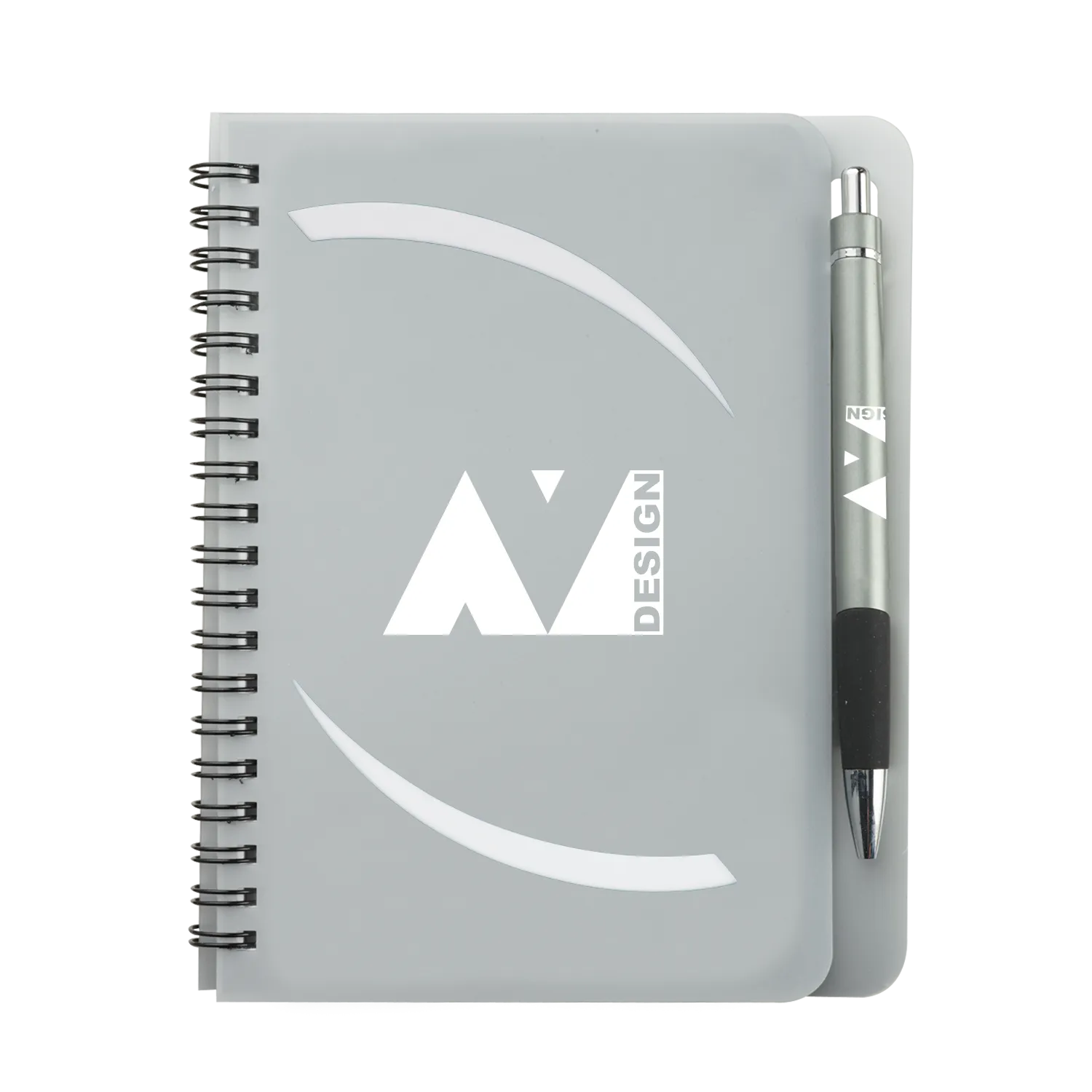 Huntington Notebook with Pen Polypropylene - 5.625 x 7 in - product view 3