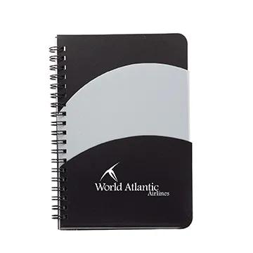 Spiral Notebook Double Pocket Polypropylene Cover - 5 x 7 in - product view 3