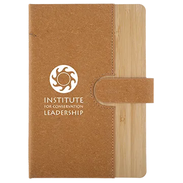 Hardcover Journal Bamboo Edge Magnetic Closure - 5.5 x 8 in - product view 3
