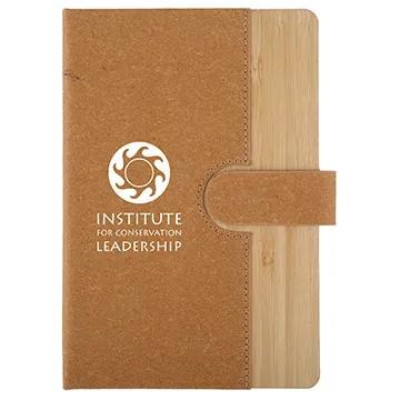 Hardcover Journal Bamboo Edge Magnetic Closure - 5.5 x 8 in - product view 6