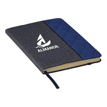 Hardcover Journal Quilted Pattern Elastic Closure - 6 x 8 in - product view 2