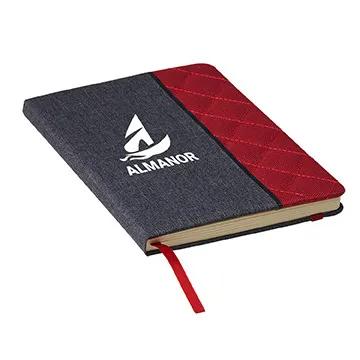 Hardcover Journal Quilted Pattern Elastic Closure - 6 x 8 in - product view 3