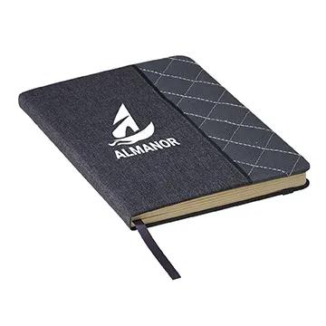 Hardcover Journal Quilted Pattern Elastic Closure - 6 x 8 in - product view 5