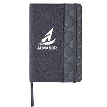 Hardcover Journal Quilted Pattern Elastic Closure - 6 x 8 in - product view 6