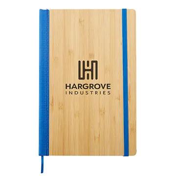 Hardcover Journal Bamboo Front RPET Back Cover - 6 x 8 in - product view 4