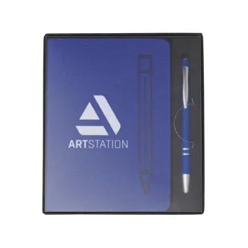 Magnetic Journal and Metal Pen Gift Set - 5 x 7 in - product view 8