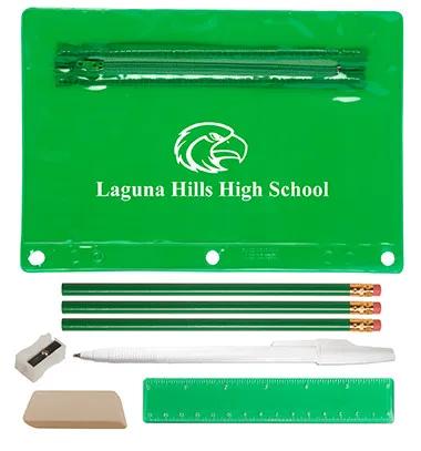 School Supply Kit Academic Pack Vinyl Pouch - 9 x 6 in - product view 7
