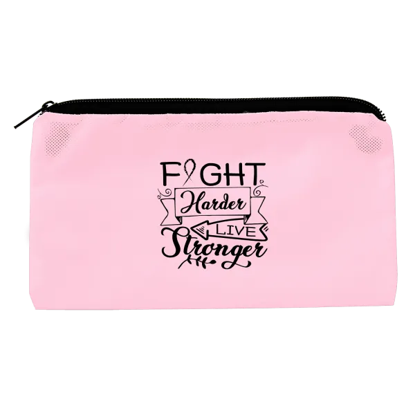 School Pouch Non-Woven RPET Zippered - 9 x 5 in - product view 3