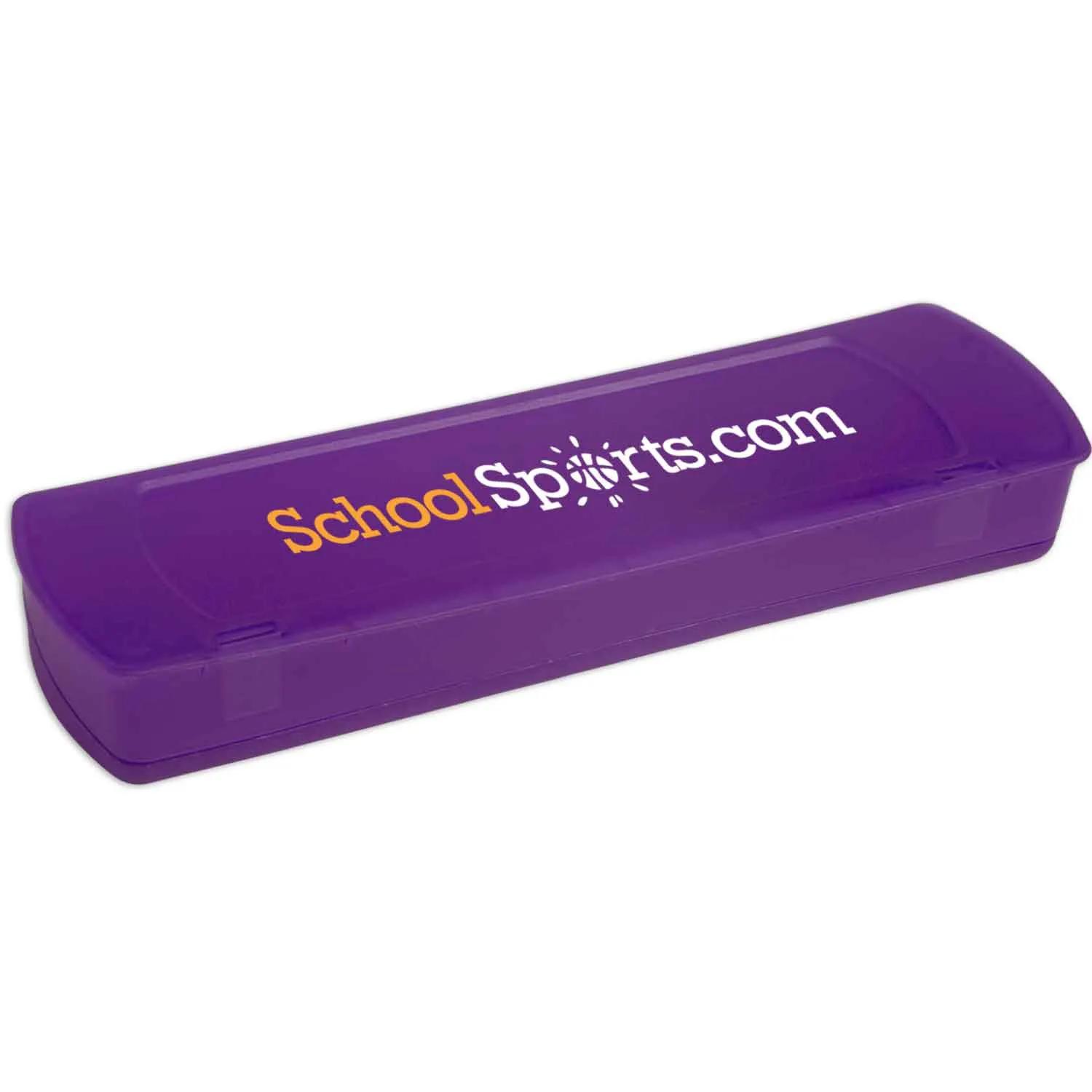 Pencil Case Plastic Snap-Tight - 8.5 x 2.75 in - product view 6