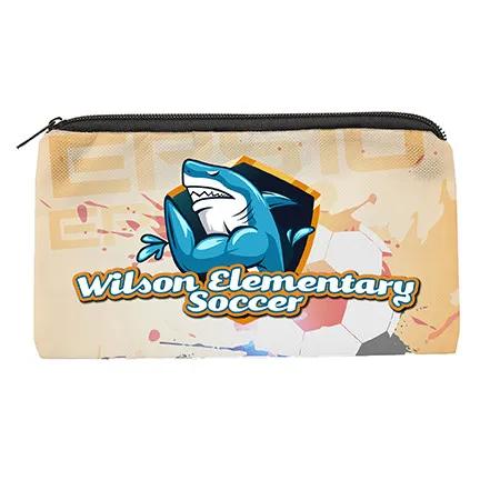 School Pouch Sublimated Full Color - 9 x 5 in - product view 2