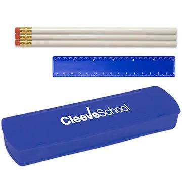 School Kit Snap-Tight Case with Supplies - 8.5 x 2.75 in - product view 3