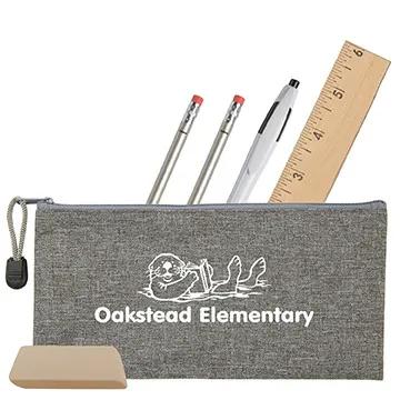 School Kit Heathered Polycanvas Complete - 9 x 4.4 in