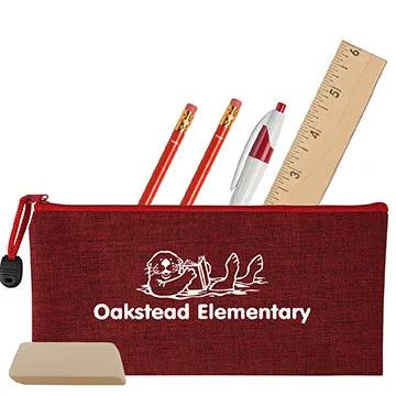 School Kit Heathered Polycanvas Complete - 9 x 4.4 in - product view 4