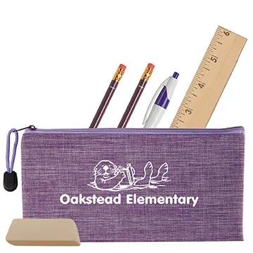 School Kit Heathered Polycanvas Complete - 9 x 4.4 in - product view 5