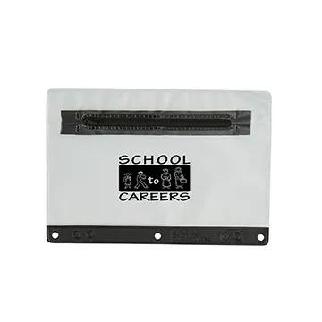 School Pouch Clear PVC Transparent - 9.25 x 6.25 in