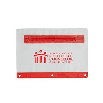 School Pouch Clear PVC Transparent - 9.25 x 6.25 in - product view 3
