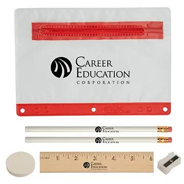 School Kit Deluxe PVC with Printed Supplies - 9.25 x 6.25 in - product view 2